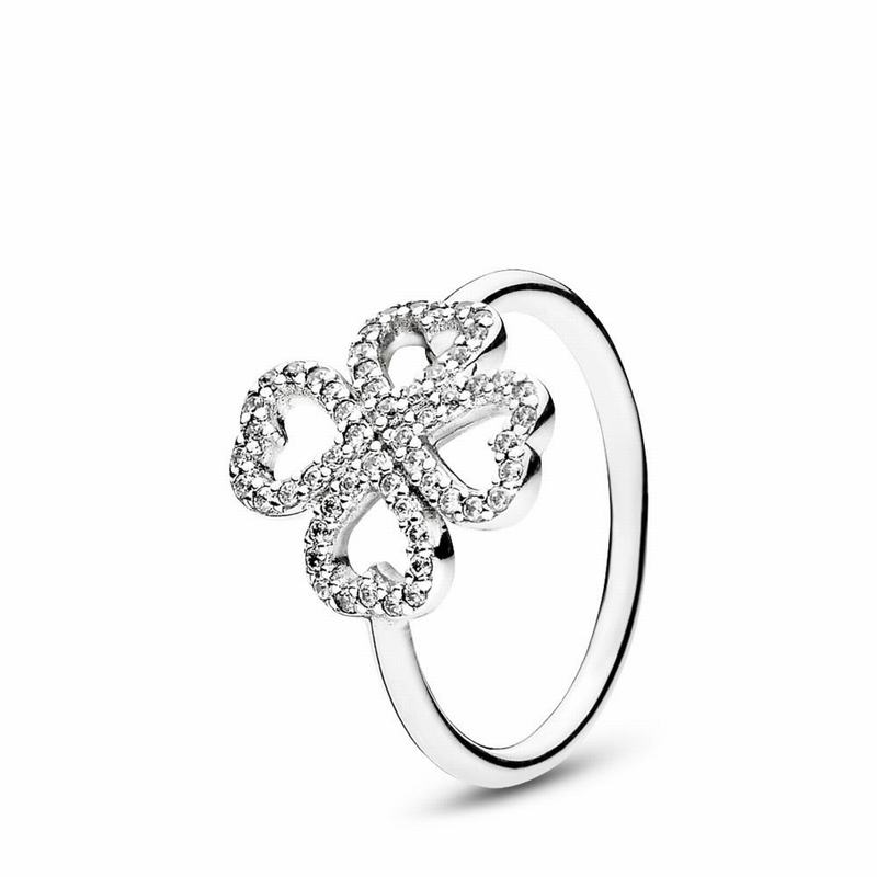 Pandora Petals of Love Stackable Ring Silver Egypt MV1825634